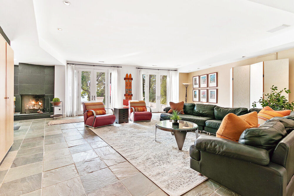 Updated family room